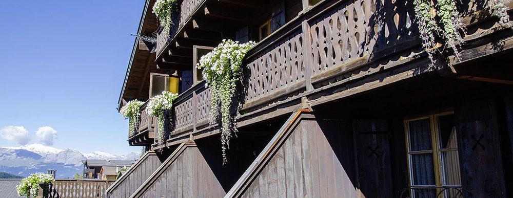 Hotel Le Grand Chalet Favre Saint-Luc Exterior foto
